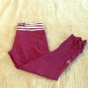 Lululemon 3/4 running leggings, size 10